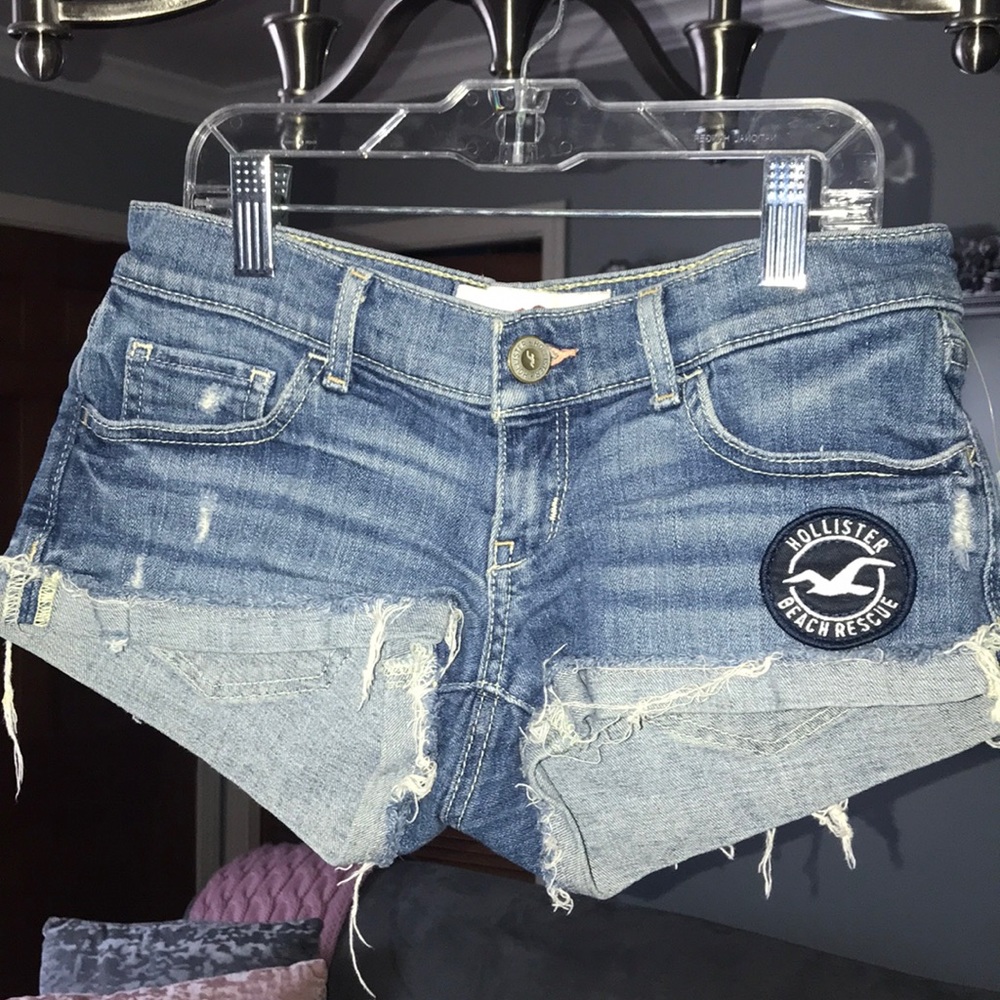 Hollister jean shorts